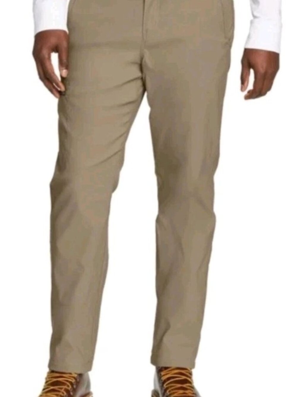 Eddie Bauer Rainier Fleece Lined Stretch Hiking Outdoor Men's Pants 30X30 TAN